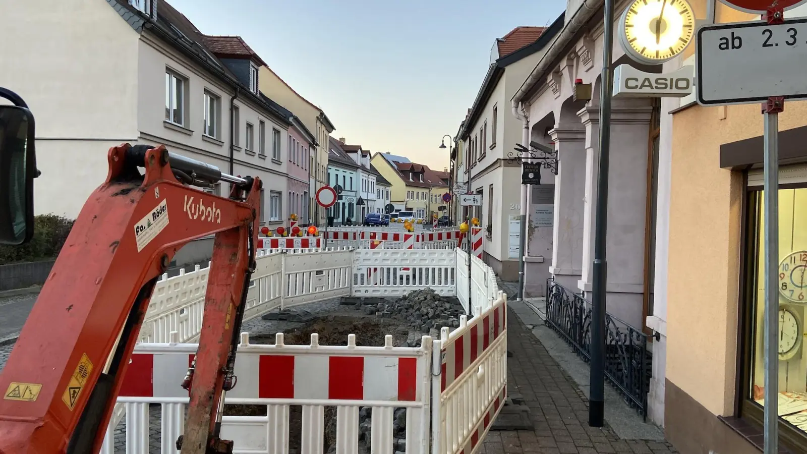 Eilenburger Straße noch bis Donnerstag gesperrt (Foto: taucha-kompakt.de)