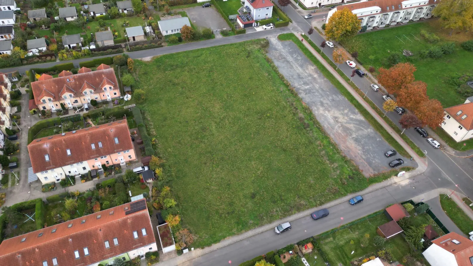 Der geplante Standort der Judohalle ander Klebendorfer Straße. (Foto: Daniel Große)