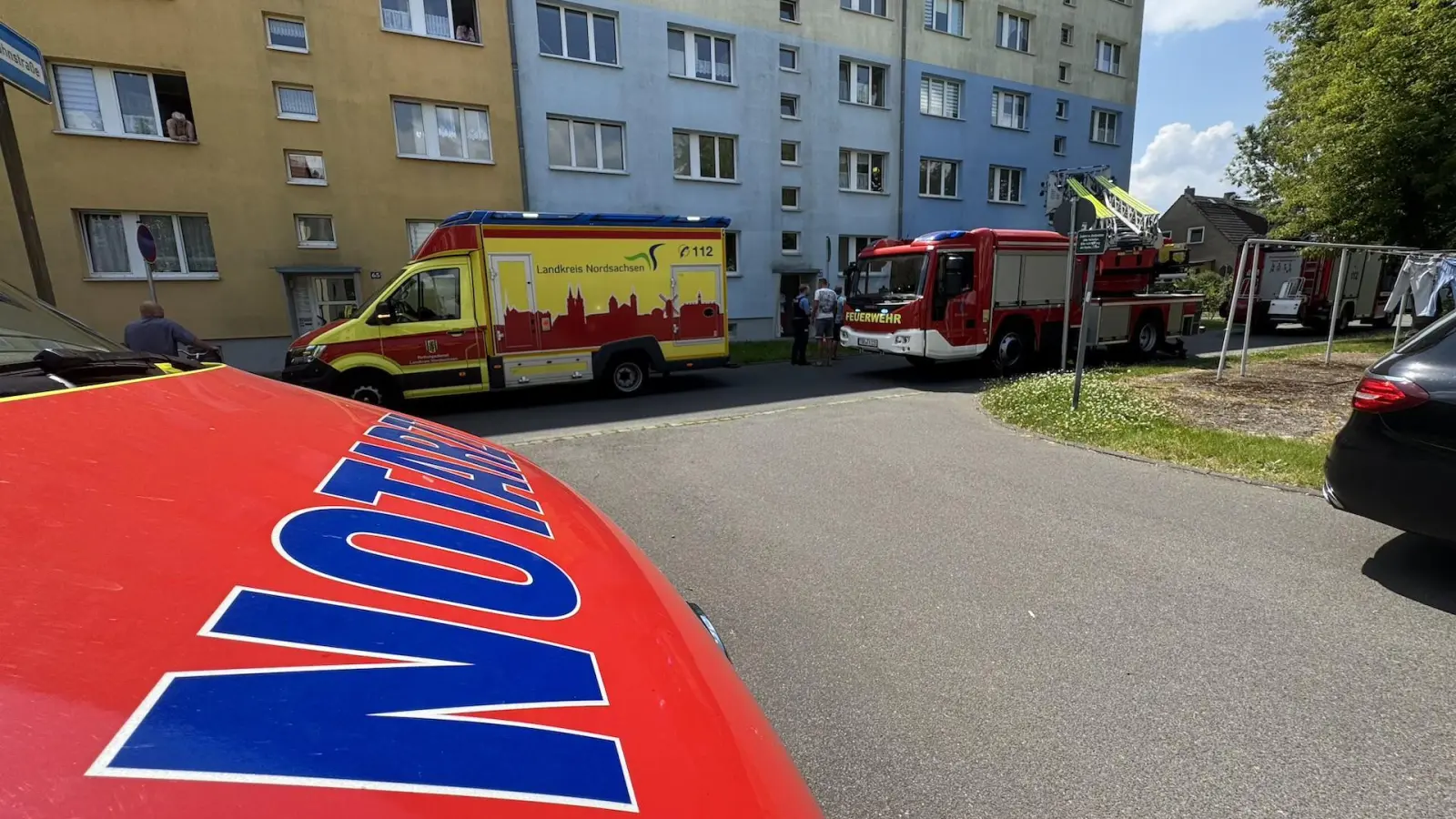 Diverse Rettungskräfte waren im Einsatz. (Foto: Daniel Große)