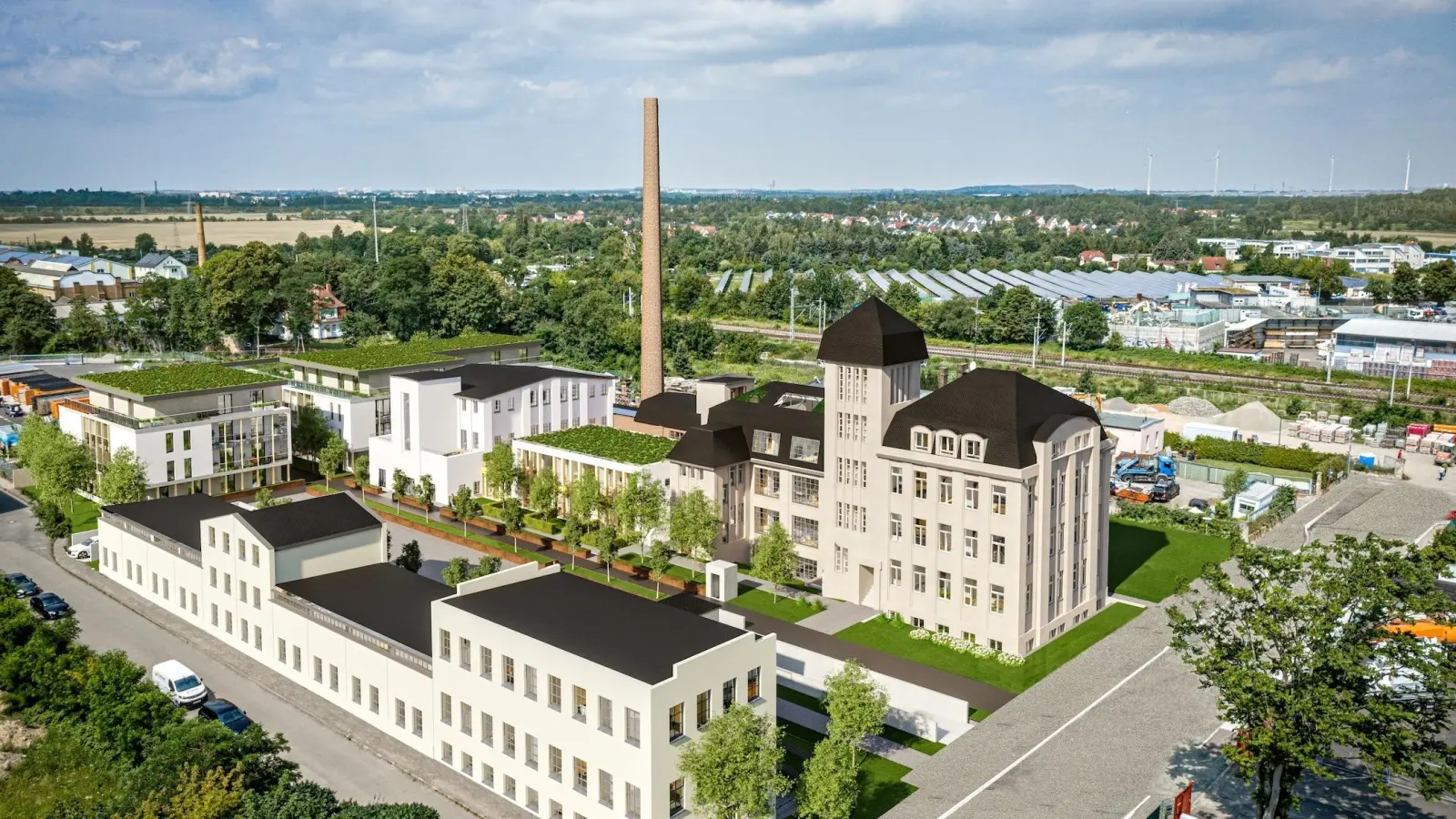 Die „T.RAUMFABRIK” in Taucha soll ab 2027 bezugsfertig sein. (Foto: Heidelberg Family Office)