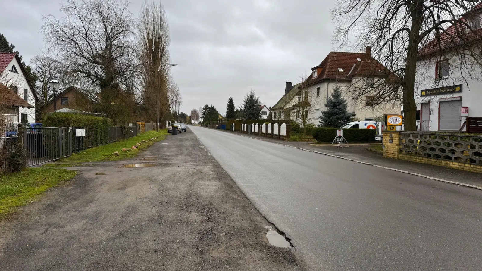 Auf der Kriekauer Straße soll ein neuer Geh- und Radweg entstehen. (Foto: Daniel Große)