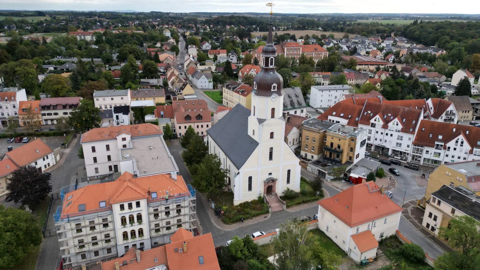 Die Altstadt von Taucha steht im Fokus eines Bürgerbeteiligungsformats, das diesen Donnerstag stattfindet. (Foto: Daniel Große)