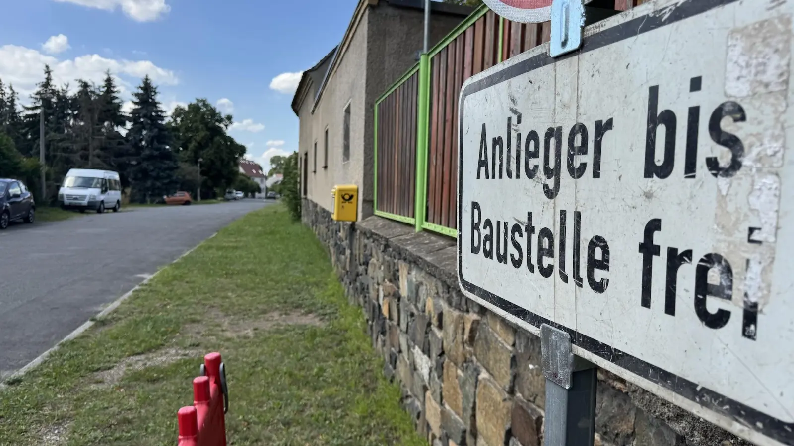 In Pönitz wird ab 19. August gebaut.  (Foto: Daniel Große)