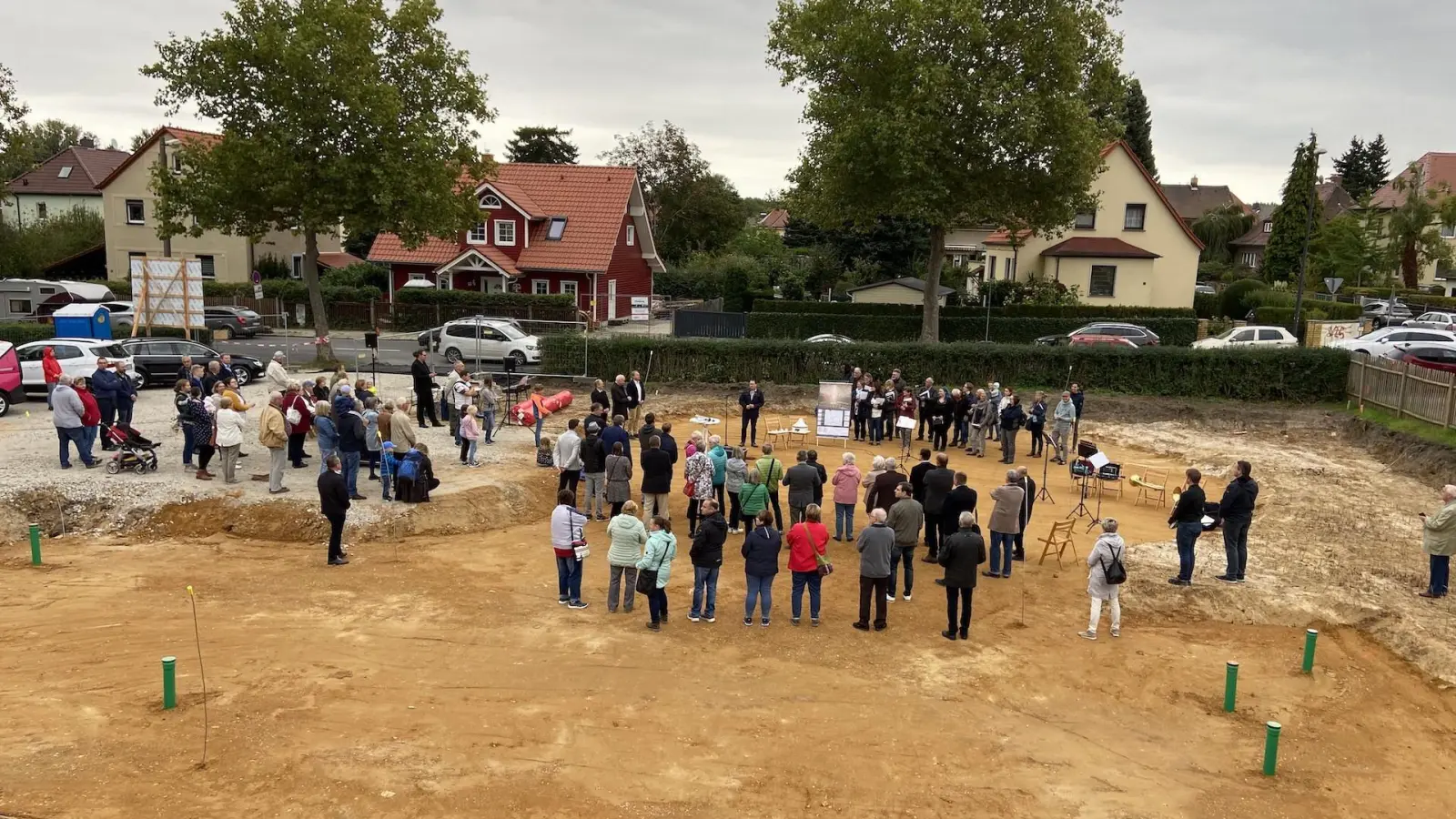 Grundstein für neue Kirche in Taucha gelegt (Foto: taucha-kompakt.de)