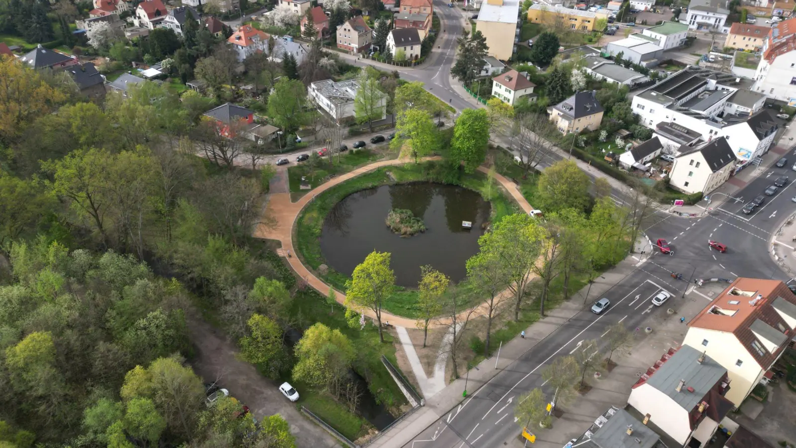 Das Areal rund um den Kleinen Schöppenteich wurde erneuert. (Foto: Daniel Große)