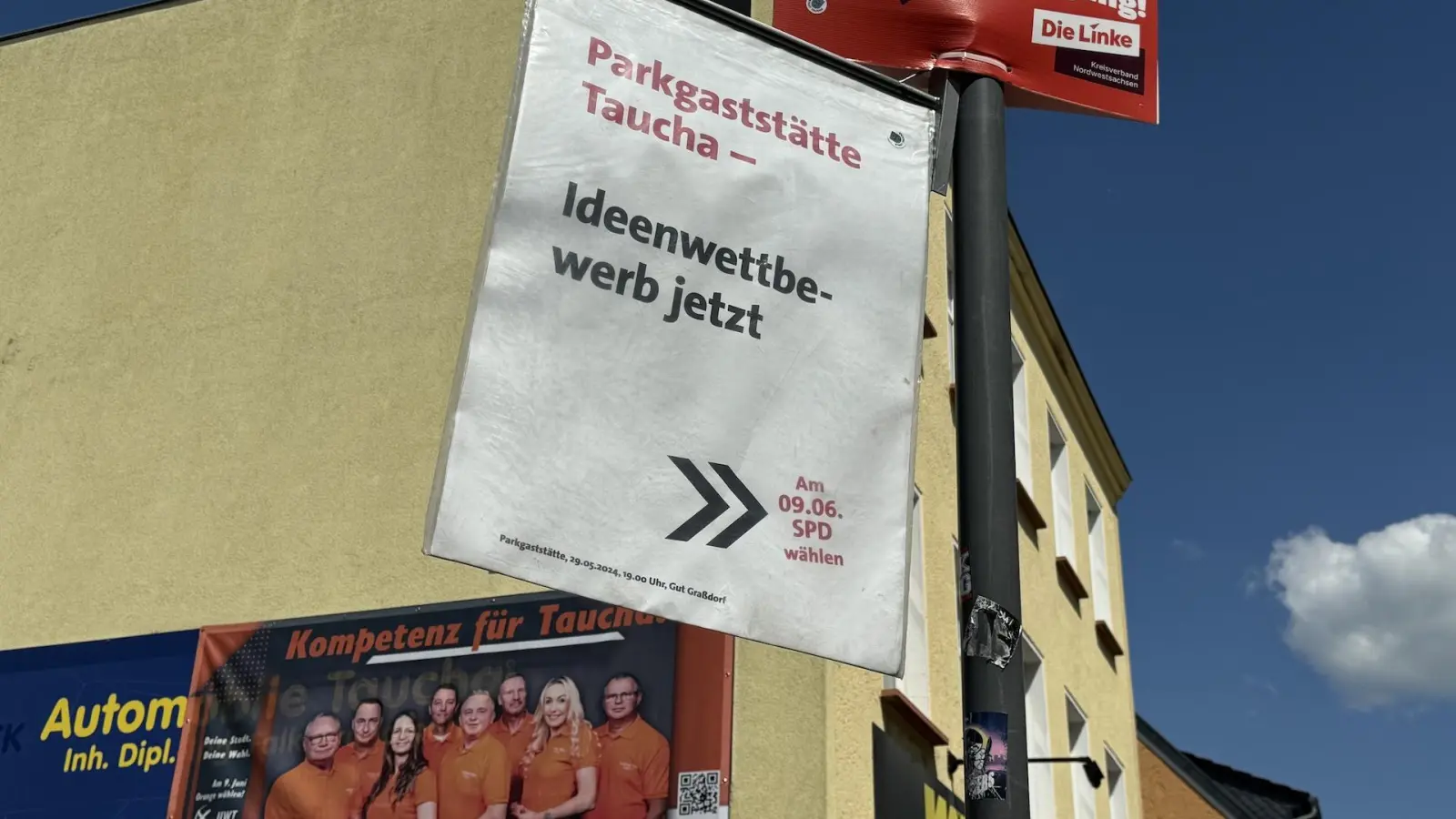 Politische Vielfalt, aktuell sehr sichtbar im Stadtgebiet. (Foto: Daniel Große)